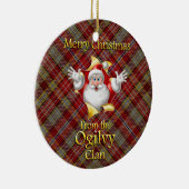 Scottish Clan Ogilvy Christmas Ornament (Rechts)