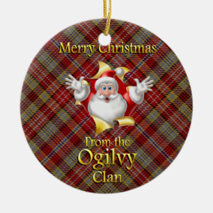 Scottish Clan Ogilvy Christmas Ornament