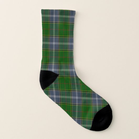 Scottish Clan Pringle Tartan Socken (Rechts - Außen)