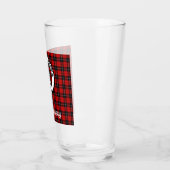 Scottish Clan Ramsay Wappen Abzeichen & Tartan Glas (Links)