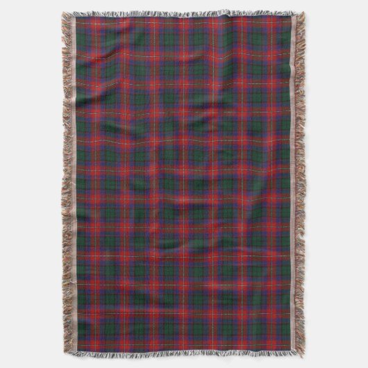 Scottish Clan Rattray Tartan Decke (Vorderseite Vertikal)