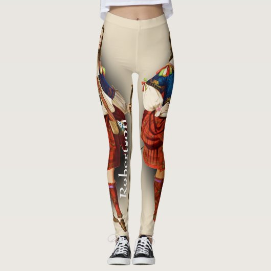 Scottish Clan Robertson by R. R. McIan Leggings (Vorderseite)