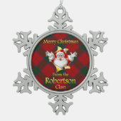 Scottish Clan Robertson Christmas Ornament (Vorderseite)