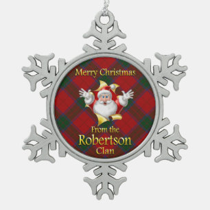 Scottish Clan Robertson Christmas Ornament
