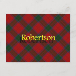 Scottish Clan Robertson Postkarte