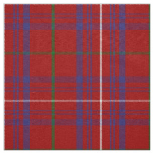 Scottish Clan Rose Tartan Kariert Stoff