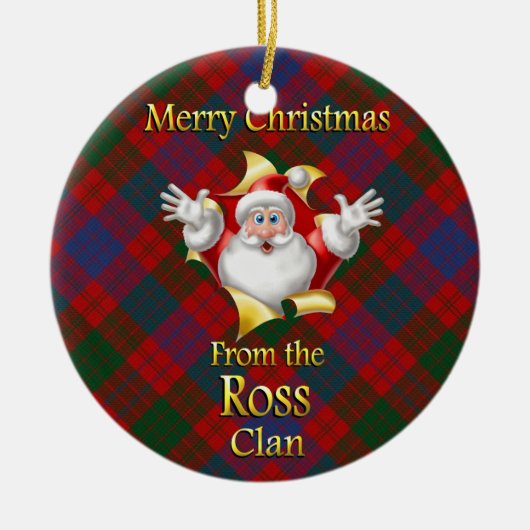 Scottish Clan Ross Christmas Ornament (Vorne)