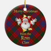 Scottish Clan Ross Christmas Ornament (Hinten)