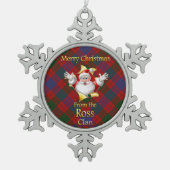 Scottish Clan Ross Christmas Ornament (Vorderseite)