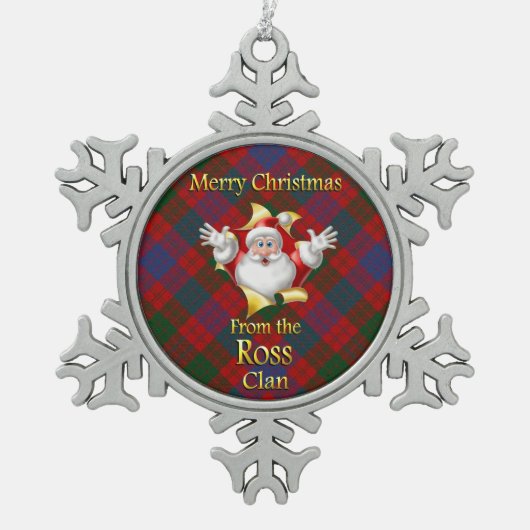 Scottish Clan Ross Christmas Ornament (Vorderseite)