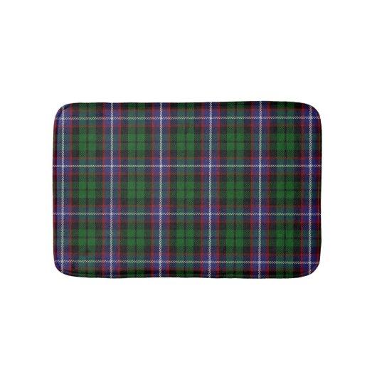 Scottish Clan Russell Tartan Kariert Badematte (Vorderseite)