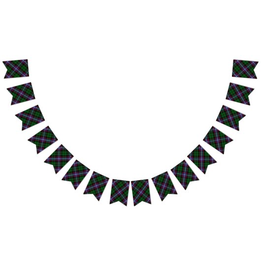 Scottish Clan Russell Tartan Wimpelkette (Alle)