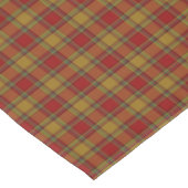 Scottish Clan Scrymgeour Orange Red Tartan Tischdecke (Schrägansicht)