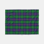 Scottish Clan Shaw Tartan Kariert Fleecedecke (Vorderseite (Horizontal))
