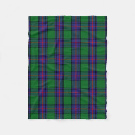 Scottish Clan Shaw Tartan Kariert Fleecedecke (Vorderseite)