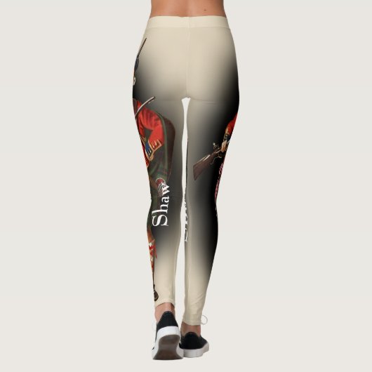 Scottish Clan Shaw von R. R. McIan Leggings (Rückseite)