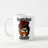 Scottish Clan Sinclair Tartan Scottish Kaffeetasse (Links)