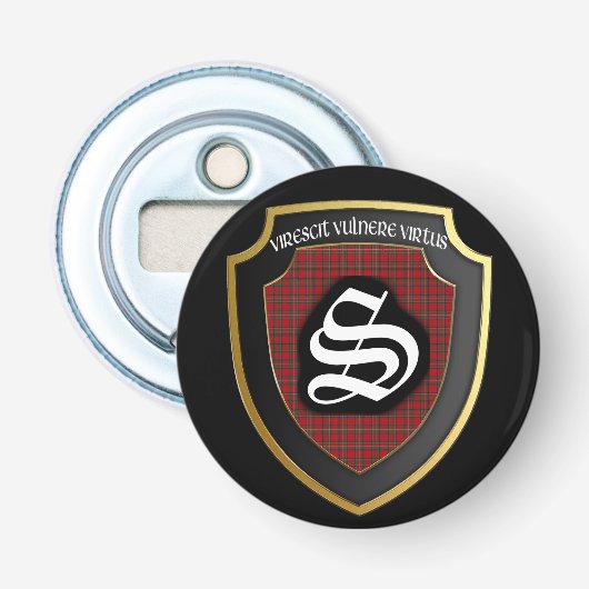 Scottish Clan Stewart Bottle Opener Flaschenöffner (Vorderseite)