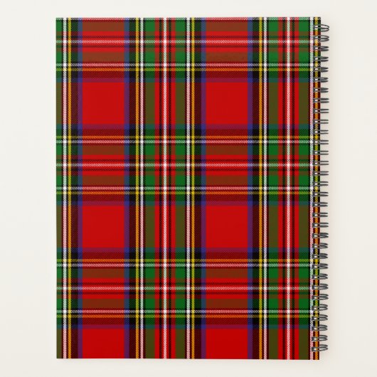 Scottish Clan Stewart Tartan Kariert Planer (Rückseite)