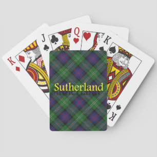 Scottish Clan Sutherland Spielkarten