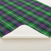 Scottish Clan Sutherland Tartan Kariert Sherpadecke (3/4)