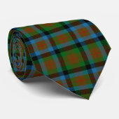 Scottish Clan Tennant Tartan Kariert Krawatte (Gerollt)