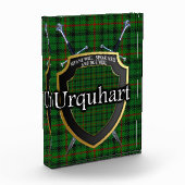 Scottish Clan Urquhart Tartan Fotoblock (Links)
