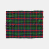Scottish Clan Urquhart Tartan Kariert Fleecedecke (Vorderseite (Horizontal))