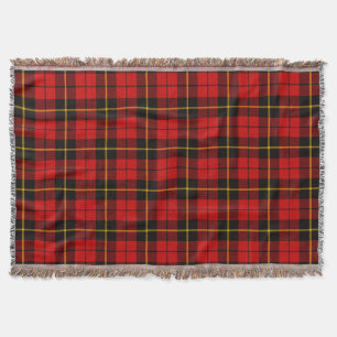 Scottish Clan Wallace Tartan Kariert Decke