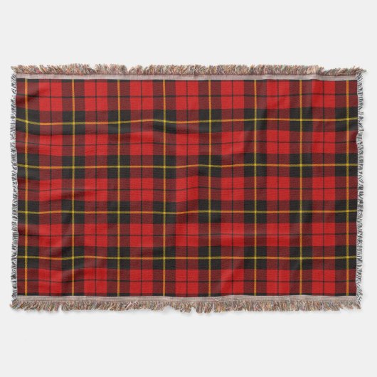 Scottish Clan Wallace Tartan Kariert Decke (Vorderseite)