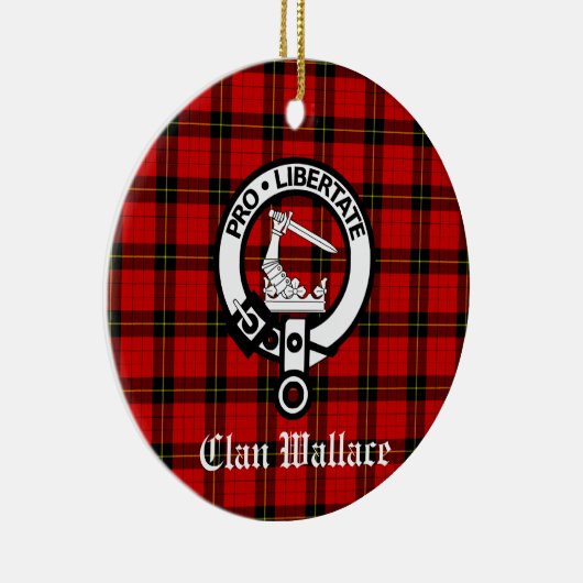 Scottish Clan Wallace Wappen Abzeichen benutzerdef Keramik Ornament (Rechts)