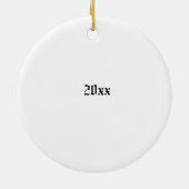 Scottish Clan Wallace Wappen Abzeichen benutzerdef Keramik Ornament (Hinten)