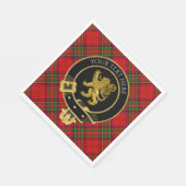 Scottish Clan Wappen Lion Tartan Serviette (Ecke)