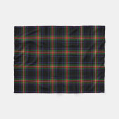Scottish Clan Watt Tartan Kariert Fleecedecke (Vorderseite (Horizontal))
