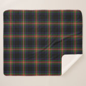 Scottish Clan Watt Tartan Kariert Sherpadecke (Vorderseite (Horizontal))