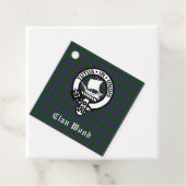 Scottish Clan Wood Wappen & Tartan Geschenkanhänger (Beispiel)