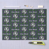 Scottish Clan Wood Wappen & Tartan Seidenpapier (Handwerk)