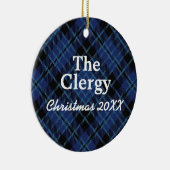 Scottish Clergy Tartan Keramikornament (Rechts)