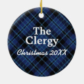 Scottish Clergy Tartan Keramikornament (Hinten)