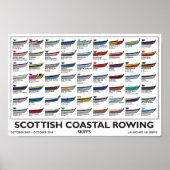 Scottish Coastal Rowing Poster (A4), 5 yr. v4 (Vorne)