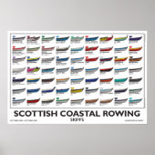 Scottish Coastal Rowing Poster - Skiffs, 5 jr. v4 (Vorne)