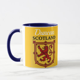 Scottish coffee Mug Tasse