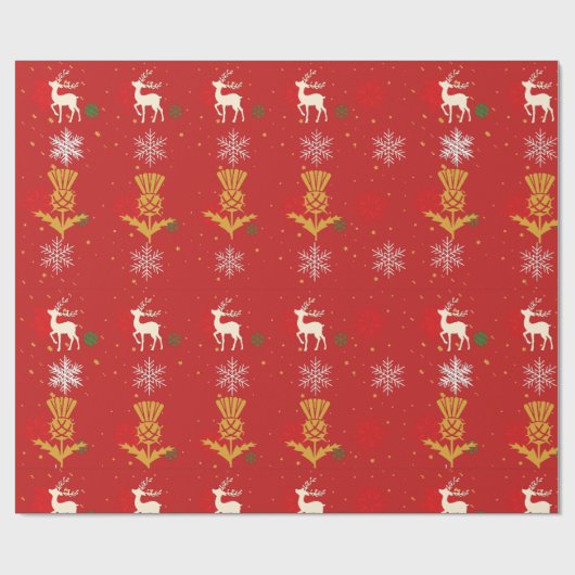Scottish Collection 5 Wrapping Paper Geschenkpapier (Flach)