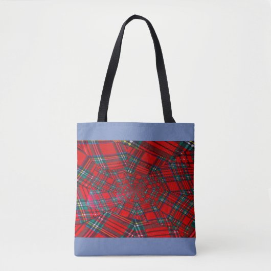 SCOTTISH COLORED VORTEX TOTE BEUTEL TASCHE (Vorderseite)