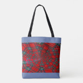SCOTTISH COLORED VORTEX TOTE BEUTEL TASCHE (Rückseite)