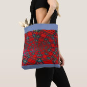 SCOTTISH COLORED VORTEX TOTE BEUTEL TASCHE (Von Nahem)