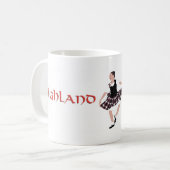 Scottish Country Dancer Kaffeetasse (Vorderseite Links)