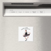 Scottish Country Dancer Magnet (In Situ (Geschirrspüler))