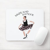 Scottish Country Dancer Mousepad (Mit Mouse)