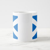 Scottish Cross Scotland Colors Jumbo-Tasse (Vorderseite)